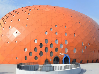 Exterior aluminum cladding panels-1