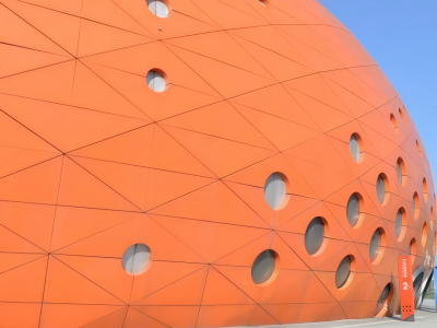 Exterior aluminum cladding panels-2