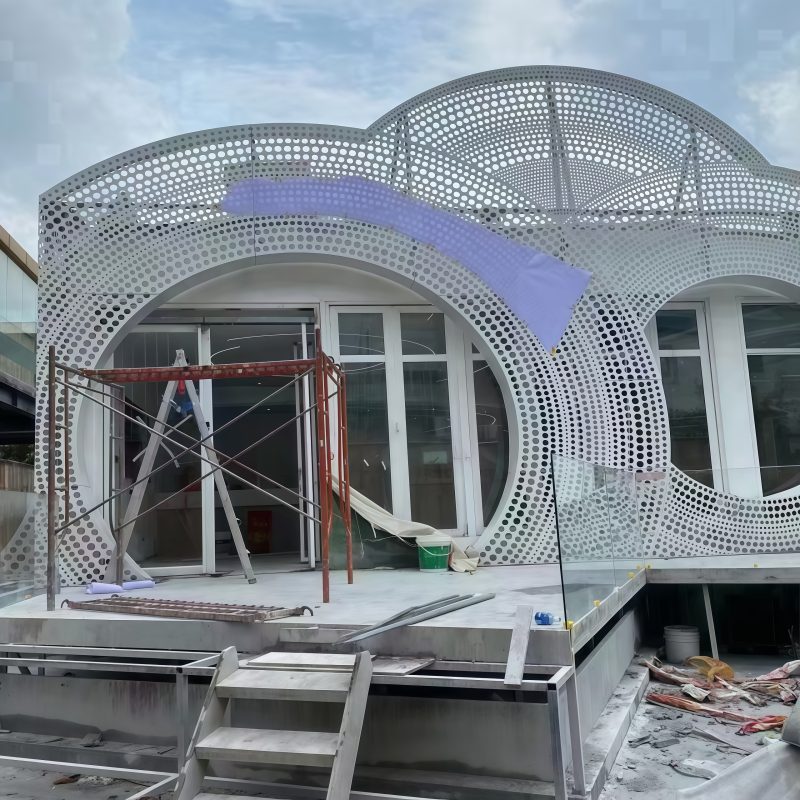 Perforated aluminum panels (5)