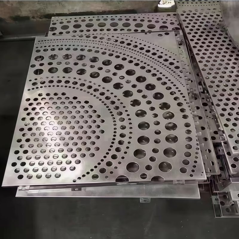 Perforated aluminum panels (6)