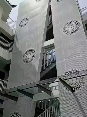 Perforated aluminum panels (9)