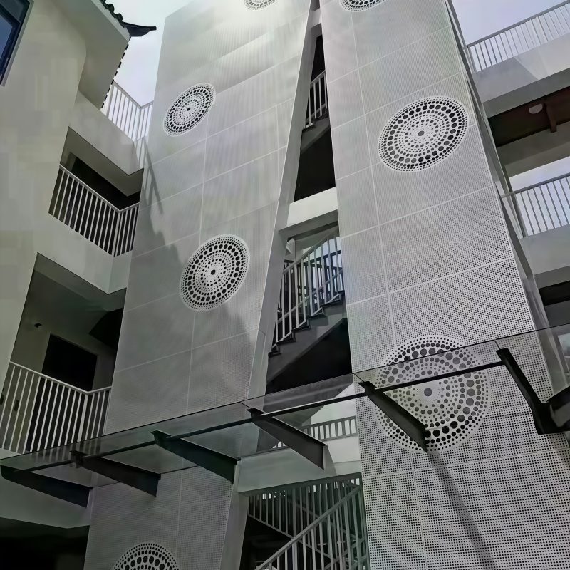Perforated aluminum panels (9)